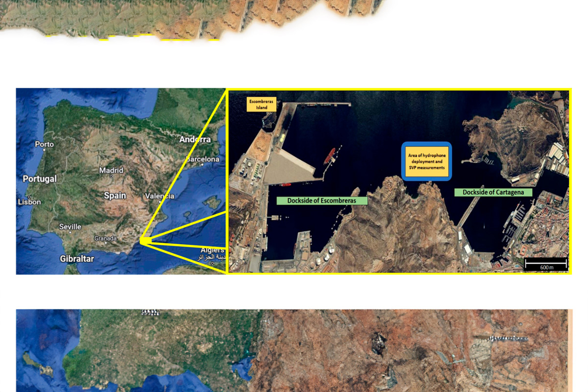 Mapa de la zona de estudio en el sureste de España